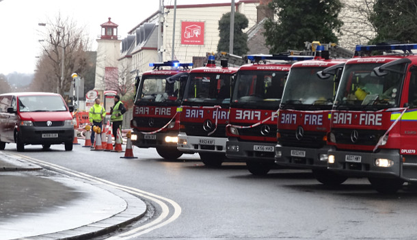 Fire Engine Alley, A23, South Croydon