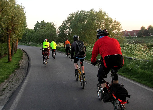 Through the Belgian dawn